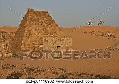 Pyramid of the south cemetery of Meroe, Black Pharaohs, Nubia, Nahr an-Nil, Sudan, Africa View Large Photo Image Stock Image - Pyramid of the south cemetery of Meroe, Black Pharaohs, Nubia, Nahr an-Nil, Sudan, Africa. Fotosearch