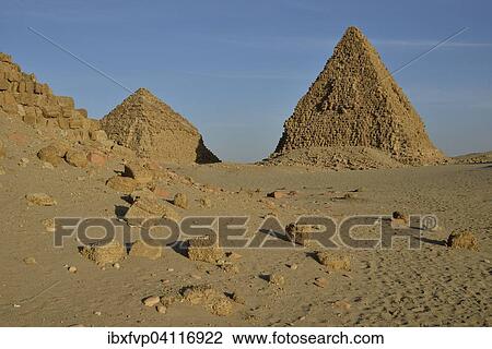 Stock Image - Pyramids of Nuri, Northern, Nubia, Sudan, Africa. Fotosearch