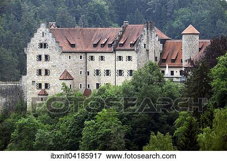 Stock Photo - Rabenstein Castle, Upper Franconia, Bavaria, Germany, Europe. Fotosearch
