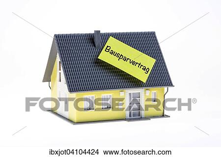 Real estate symbol, building loan agreement, German language View Large Photo Image Picture - Real estate symbol, building loan agreement, German language. Fotosearch