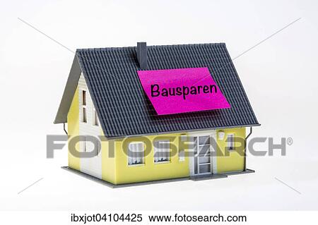 Real estate symbol, building-saving, German language View Large Photo Image Stock Photography - Real estate symbol, building-saving, German language. Fotosearch
