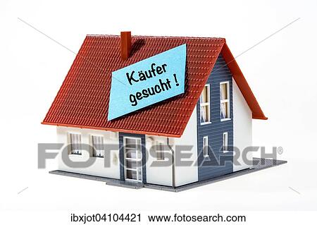 Real estate symbol, looking for buyers, German language View Large Photo Image Stock Image - Real estate symbol, looking for buyers, German language. Fotosearch