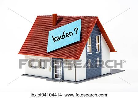 Real estate symbol, should I buy, German language View Large Photo Image Picture - Real estate symbol, should I buy, German language. Fotosearch