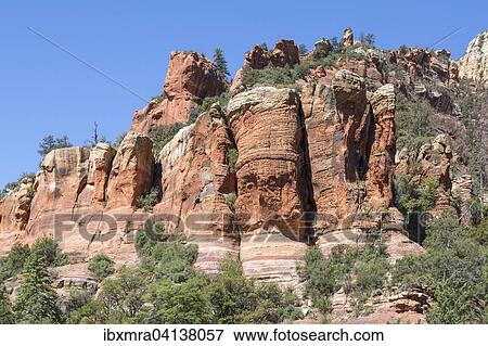 Red rock formations with a face, Sedona, Arizona, USA View Large Photo Image Stock Photo - Red rock formations with a face, Sedona, Arizona, USA. Fotosearch