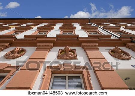 Relief medallions, old castle, historic centre, Bayreuth, Upper Franconia, Franconia, Bavaria, Germany, Europe View Large Photo Image Stock Image - Relief medallions, old castle, historic centre, Bayreuth, Upper Franconia, Franconia, Bavaria, Germany, Europe. Fotosearch