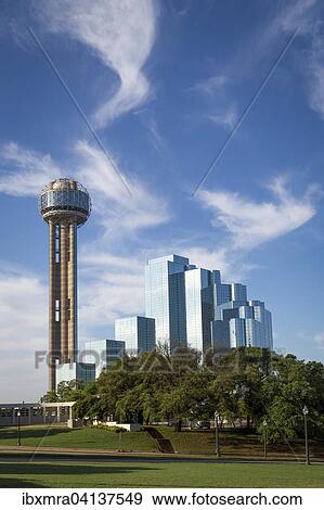 Reunion Tower and Hyatt Regency, Dallas, Texas, USA View Large Photo Image Stock Photo - Reunion Tower and Hyatt Regency, Dallas, Texas, USA. Fotosearch