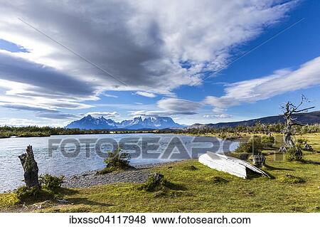 Rio Paine, Cordillera del Paine, Torres del Paine National Park, XII Region of Magallanes and Chilean Antarctica, Chile, South America View Large Photo Image Stock Photo - Rio Paine, Cordillera del Paine, Torres del Paine National Park, XII Region of Magallanes and Chilean Antarctica, Chile, South America. Fotosearch
