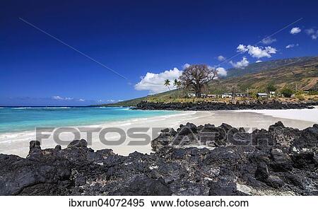 Rocks, sandy beach, Grande Comore, Comoros, Africa View Large Photo Image Stock Photography - Rocks, sandy beach, Grande Comore, Comoros, Africa. Fotosearch