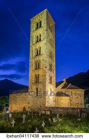 Romanesque church of Sant Climent de Taull, Unesco World Heritage Site, Vall de Boi, Taull, Catalonia, Spain, Europe View Large Photo Image Stock Photo - Romanesque church of Sant Climent de Taull, Unesco World Heritage Site, Vall de Boi, Taull, Catalonia, Spain, Europe. Fotosearch