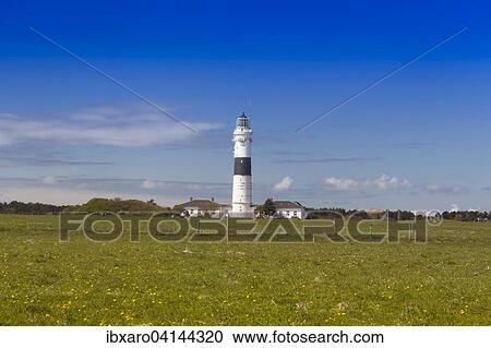 Rotes Kliff Lighthouse, Kampen, Sylt, Schleswig-Holstein, Germany, Europe View Large Photo Image Stock Image - Rotes Kliff Lighthouse, Kampen, Sylt, Schleswig-Holstein, Germany, Europe. Fotosearch