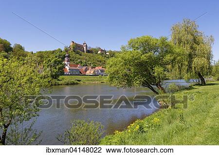 Rothenfels Castle, Rothenfels, Main, Spessart, Mainfranken, Lower Franconia, Franconia, Bavaria, Germany, Europe View Large Photo Image Stock Image - Rothenfels Castle, Rothenfels, Main, Spessart, Mainfranken, Lower Franconia, Franconia, Bavaria, Germany, Europe. Fotosearch