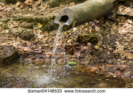 Stock Image - Rotmainquelle, source of the Red Main, Creussen, Upper Franconia, Franconia, Bavaria, Germany, Europe. Fotosearch