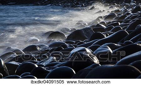 Round stones on Minard Beach, Minard Head, Dingle Bay, Dingle Peninsula, County Kerry, Ireland, Europe View Large Photo Image Stock Photography - Round stones on Minard Beach, Minard Head, Dingle Bay, Dingle Peninsula, County Kerry, Ireland, Europe. Fotosearch