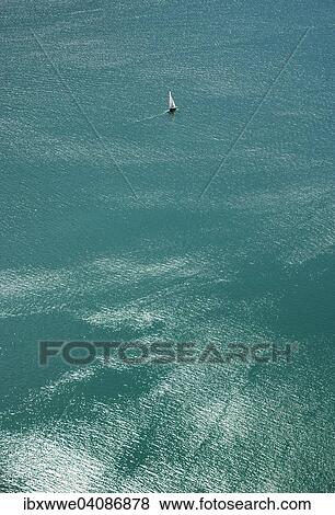Sailing boat on Wolfgangsee Lake, Salzkammergut, Salzburg State, Austria, Europe View Large Photo Image Stock Photo - Sailing boat on Wolfgangsee Lake, Salzkammergut, Salzburg State, Austria, Europe. Fotosearch
