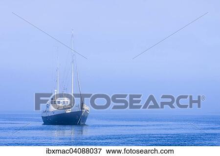 Sailing boat with fog, Lagoon, Walvis Bay, Namibia, Africa View Large Photo Image Stock Photo - Sailing boat with fog, Lagoon, Walvis Bay, Namibia, Africa. Fotosearch