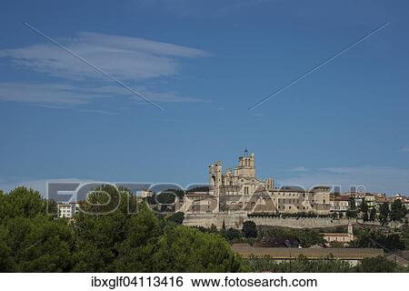 Saint-Nazaire Cathedral, historic centre, Beziers, Languedoc-Roussillon, Aude, France, Europe View Large Photo Image Stock Photograph - Saint-Nazaire Cathedral, historic centre, Beziers, Languedoc-Roussillon, Aude, France, Europe. Fotosearch