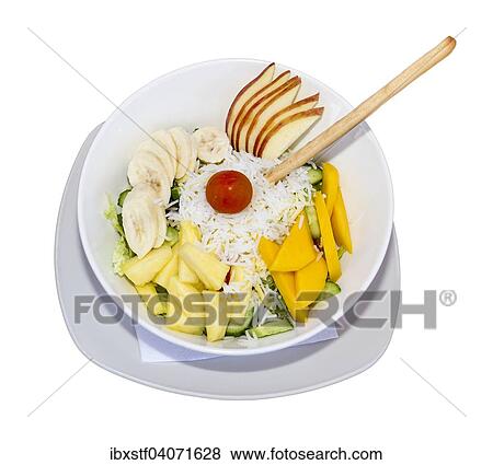 Salad with fruit and rice View Large Photo Image Stock Photo - Salad with fruit and rice. Fotosearch