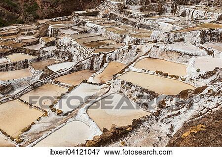 Salines in the Sacred Valley of the Incas on the Urubamba, near Maras, Peru, South America View Large Photo Image Stock Photo - Salines in the Sacred Valley of the Incas on the Urubamba, near Maras, Peru, South America. Fotosearch