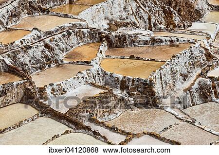 Salt mines of Maras, Sacred Valley of the Incas, Urubamba, Peru, South America View Large Photo Image Stock Photo - Salt mines of Maras, Sacred Valley of the Incas, Urubamba, Peru, South America. Fotosearch