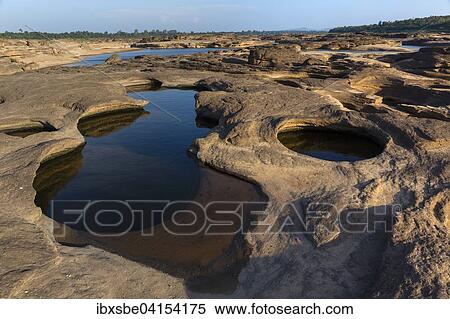 Sam Pan Bok, 3000 Holes, Mekong, Ubon Ratchathani, Isan, Isaan province, Thailand, Asia View Large Photo Image Stock Photography - Sam Pan Bok, 3000 Holes, Mekong, Ubon Ratchathani, Isan, Isaan province, Thailand, Asia. Fotosearch