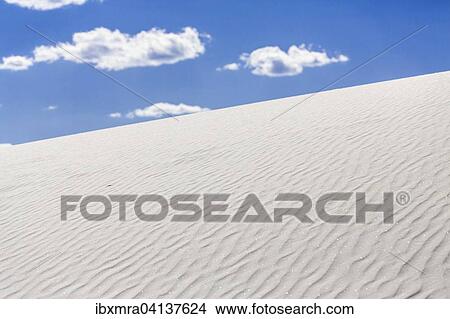 Sand dune, White Sands National Monument, Alamogordo, New Mexico, USA View Large Photo Image Picture - Sand dune, White Sands National Monument, Alamogordo, New Mexico, USA. Fotosearch