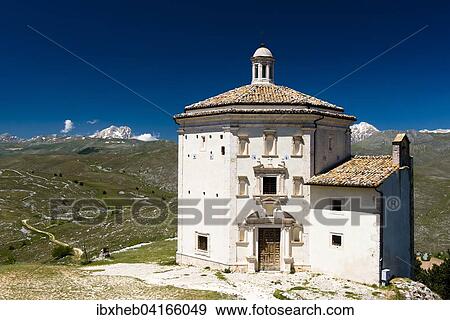 Santa Maria della Pieta, Calascio, Corno Grande behind, Gran Sasso, Abruzzo, Italy, Europe View Large Photo Image Stock Photo - Santa Maria della Pieta, Calascio, Corno Grande behind, Gran Sasso, Abruzzo, Italy, Europe. Fotosearch