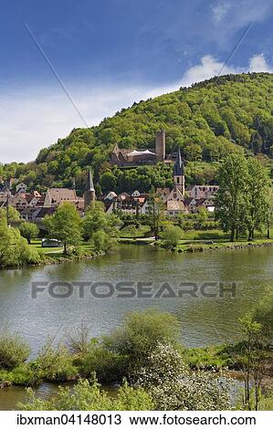 Scherenburg Castle ruins, Gemunden am Main, Spessart, Mainfranken, Lower Franconia, Franconia, Bavaria, Germany, Europe View Large Photo Image Stock Image - Scherenburg Castle ruins, Gemunden am Main, Spessart, Mainfranken, Lower Franconia, Franconia, Bavaria, Germany, Europe. Fotosearch