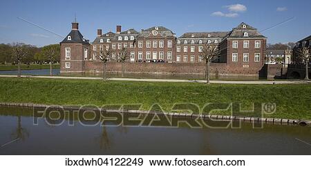 Stock Photo - Schloss Nordkirchen moated castle, Nordkirchen, Munsterland, North Rhine-Westphalia, Germany, Europe. Fotosearch