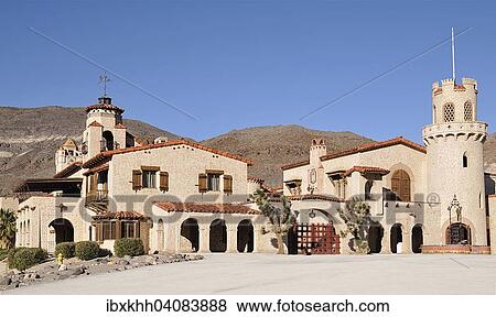 Stock Photo - Scotty's Castle, Death Valley, California, United States, North America. Fotosearch