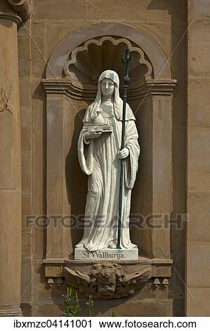 Sculpture of Saint Walpurga, 710-799, at the Sankt Bonifatius or Saint Boniface Church, Weissenohe, Upper Franconia, Bavaria, Germany, Europe View Large Photo Image Stock Image - Sculpture of Saint Walpurga, 710-799, at the Sankt Bonifatius or Saint Boniface Church, Weissenohe, Upper Franconia, Bavaria, Germany, Europe. Fotosearch