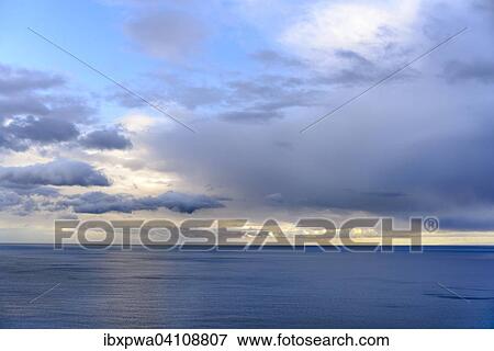 Sea, clouds, evening, Taormina, Sicily, Italy, Europe View Large Photo Image Stock Photo - Sea, clouds, evening, Taormina, Sicily, Italy, Europe. Fotosearch