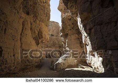 Stock Photograph - Sesriem Canyon, Namib Naukluft Park, Namibia, Africa. Fotosearch