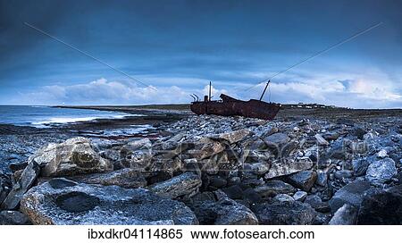 Shipwreck Plassy,? Çï? Çïstranded on the Finnish coast in 1960, Inis Oirr, Aran Islands, Ireland, Europe View Large Photo Image Stock Photography - Shipwreck Plassy,? Çï? Çïstranded on the Finnish coast in 1960, Inis Oirr, Aran Islands, Ireland, Europe. Fotosearch