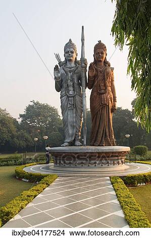Sita Ram statue, Shiv Murti Mandir Complex at Indira Gandhi International Airport, New Delhi, Delhi, India, Asia View Large Photo Image Picture - Sita Ram statue, Shiv Murti Mandir Complex at Indira Gandhi International Airport, New Delhi, Delhi, India, Asia. Fotosearch