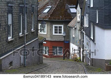 Slate houses in the historic centre, Siegen, North Rhine-Westphalia, Germany, Europe View Large Photo Image Stock Image - Slate houses in the historic centre, Siegen, North Rhine-Westphalia, Germany, Europe. Fotosearch