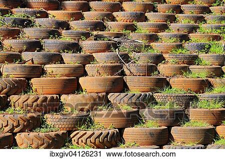 Slope fiexed with old tires, Kani-Keli, Mayotte, Africa View Large Photo Image Stock Image - Slope fiexed with old tires, Kani-Keli, Mayotte, Africa. Fotosearch