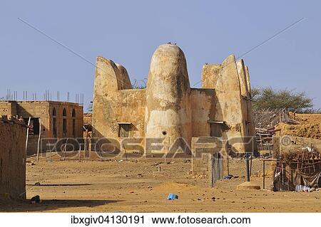 Small town with a mosque in Bogue, Brakna region, Mauritania, Africa View Large Photo Image Stock Image - Small town with a mosque in Bogue, Brakna region, Mauritania, Africa. Fotosearch