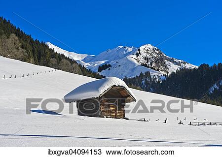 Snow-covered storage hut in winter, Vallee de la Manche, Morzine, Savoie, Rhone-Alpes, France, Europe View Large Photo Image Stock Image - Snow-covered storage hut in winter, Vallee de la Manche, Morzine, Savoie, Rhone-Alpes, France, Europe. Fotosearch