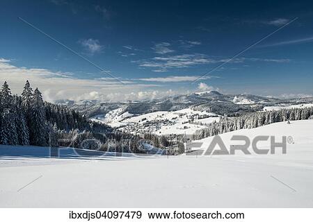 Snowy winter landscape, Todtnauberg, Black Forest, Baden-Wurttemberg, Germany, Europe View Large Photo Image Stock Photo - Snowy winter landscape, Todtnauberg, Black Forest, Baden-Wurttemberg, Germany, Europe. Fotosearch