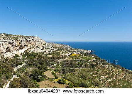 South west coast at Annunciation Chapel, Dingli Cliffs, Malta, Europe View Large Photo Image Stock Photo - South west coast at Annunciation Chapel, Dingli Cliffs, Malta, Europe. Fotosearch
