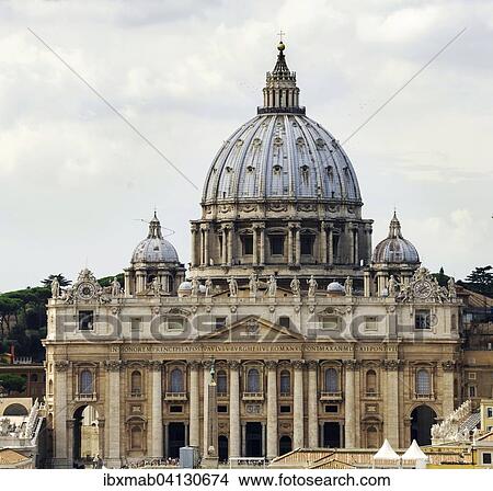 Picture - St. Peter's Basilica, Vatican City, Rome, Lazio, Italy, Europe. Fotosearch