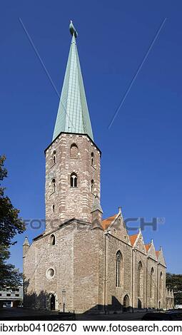 Stock Image - St. Peter's Church, Braunschweig, Lower Saxony, Germany, Europe. Fotosearch