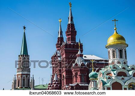 State Historical Museum, Red Square, Moscow, Russia, Europe View Large Photo Image Stock Image - State Historical Museum, Red Square, Moscow, Russia, Europe. Fotosearch