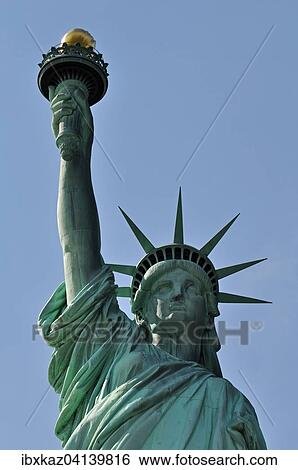 Statue of Liberty, Liberty Island,, Manhattan, New York City, New York, USA View Large Photo Image Stock Photograph - Statue of Liberty, Liberty Island,, Manhattan, New York City, New York, USA. Fotosearch