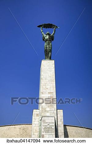 Statue of Liberty on Gellert Hill, Budapest, Hungary, Europe View Large Photo Image Picture - Statue of Liberty on Gellert Hill, Budapest, Hungary, Europe. Fotosearch
