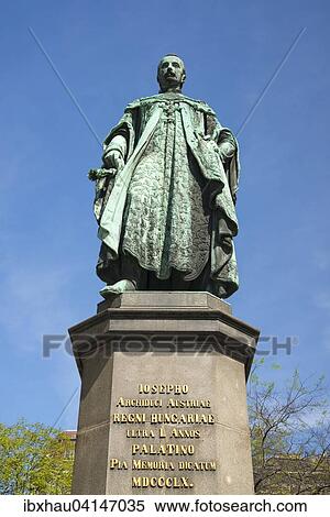 Statue of Palatine Jozsef Nador, Archduke Joseph of Austria, Budapest, Hungary, Europe View Large Photo Image Stock Photography - Statue of Palatine Jozsef Nador, Archduke Joseph of Austria, Budapest, Hungary, Europe. Fotosearch