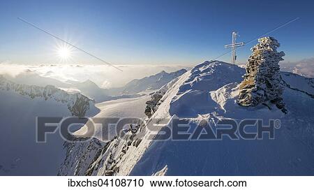 Sunrise at the Wilder Pfaff, 3456m, Stubai Alps, Tyrol, Austria, Europe View Large Photo Image Stock Image - Sunrise at the Wilder Pfaff, 3456m, Stubai Alps, Tyrol, Austria, Europe. Fotosearch