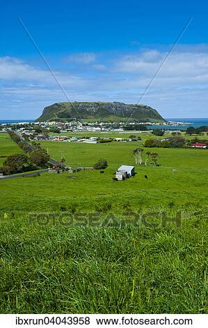 Table mountain, Stanley, Tasmania View Large Photo Image Stock Photo - Table mountain, Stanley, Tasmania. Fotosearch