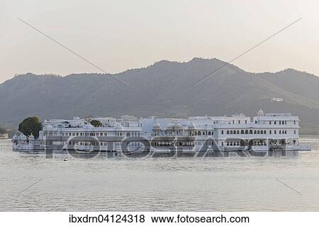 Taj Lake Palace, Heritage or Palace Hotel, Lake Pichola, Udaipur, Rajasthan, India, Asia View Large Photo Image Stock Photo - Taj Lake Palace, Heritage or Palace Hotel, Lake Pichola, Udaipur, Rajasthan, India, Asia. Fotosearch