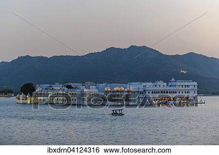 Taj Lake Palace, Heritage or Palace Hotel, Lake Pichola, Udaipur, Rajasthan, India, Asia View Large Photo Image Stock Photograph - Taj Lake Palace, Heritage or Palace Hotel, Lake Pichola, Udaipur, Rajasthan, India, Asia. Fotosearch